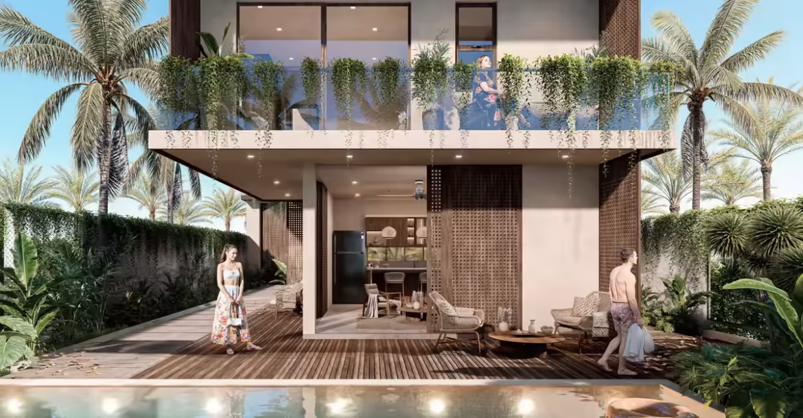 Render del proyecto LOOM frente al mar